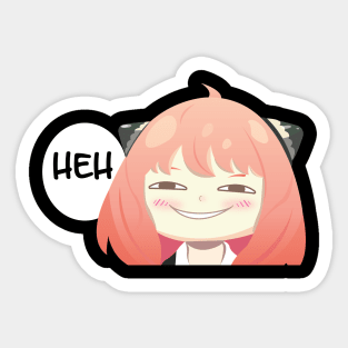 Smug loli Sticker